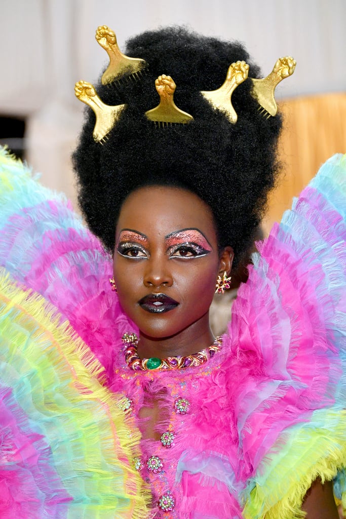 Lupita Nyong'o's Hair Picks and Drag Makeup at the Met Gala