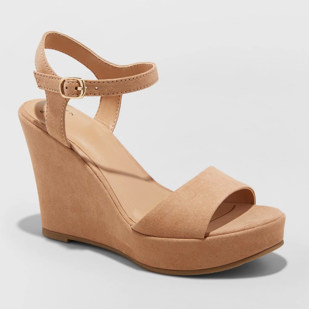 Jazmine Quarter Strap Wedge Pumps