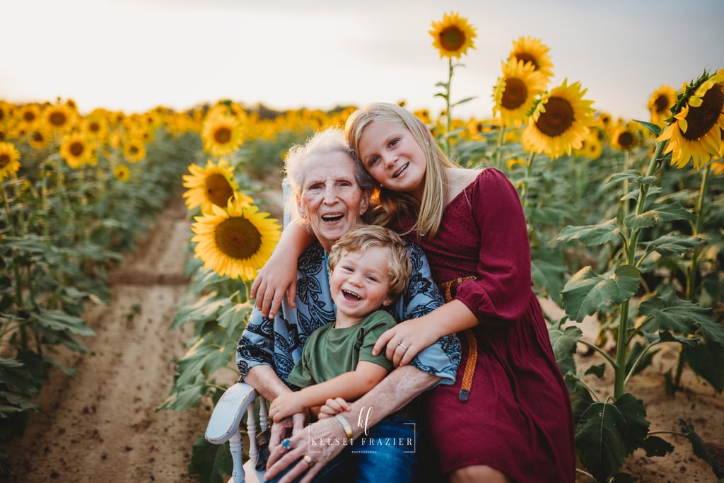 Photo Shoot With Four Generations of Family Members