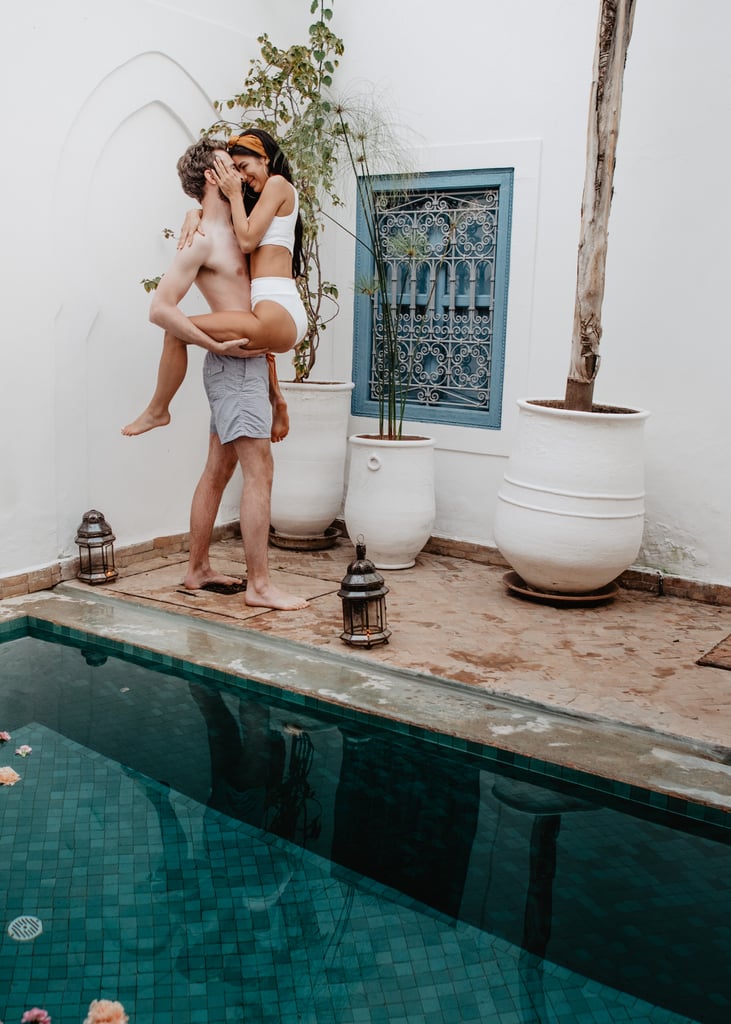 Sexy Moroccan Pool Couples Photo Shoot
