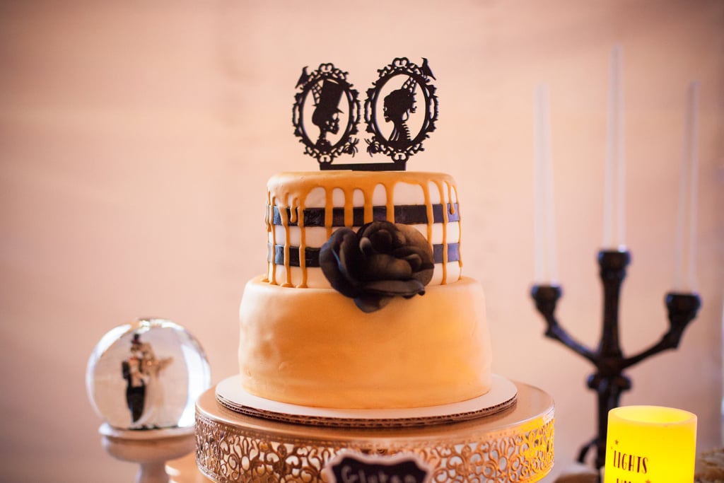This Backyard Wedding Had Charming Rustic Halloween Decor