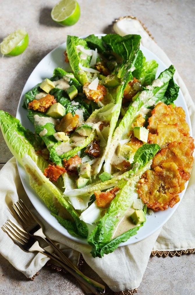 Cuban Caesar Salad