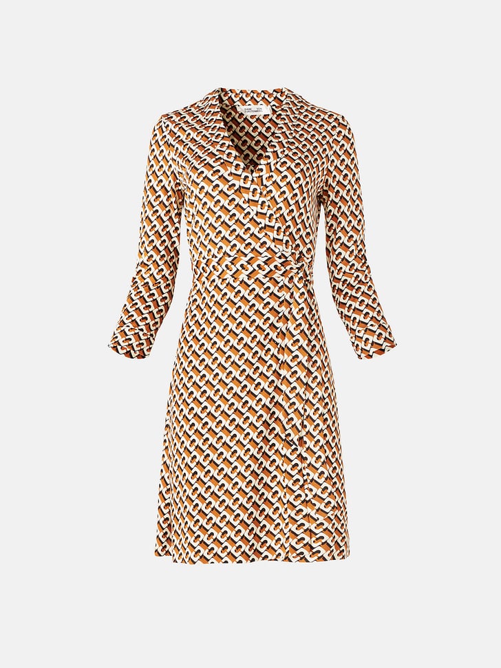 DVF Julian Silk Jersey Mini Wrap Dress From H M to Fenty These