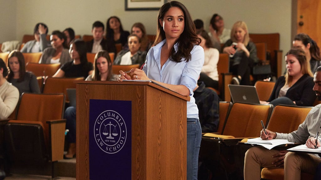 The paralegal frequently paired her laid-back shirts with a pencil skirt at the office or casual jeans when in class or at home.