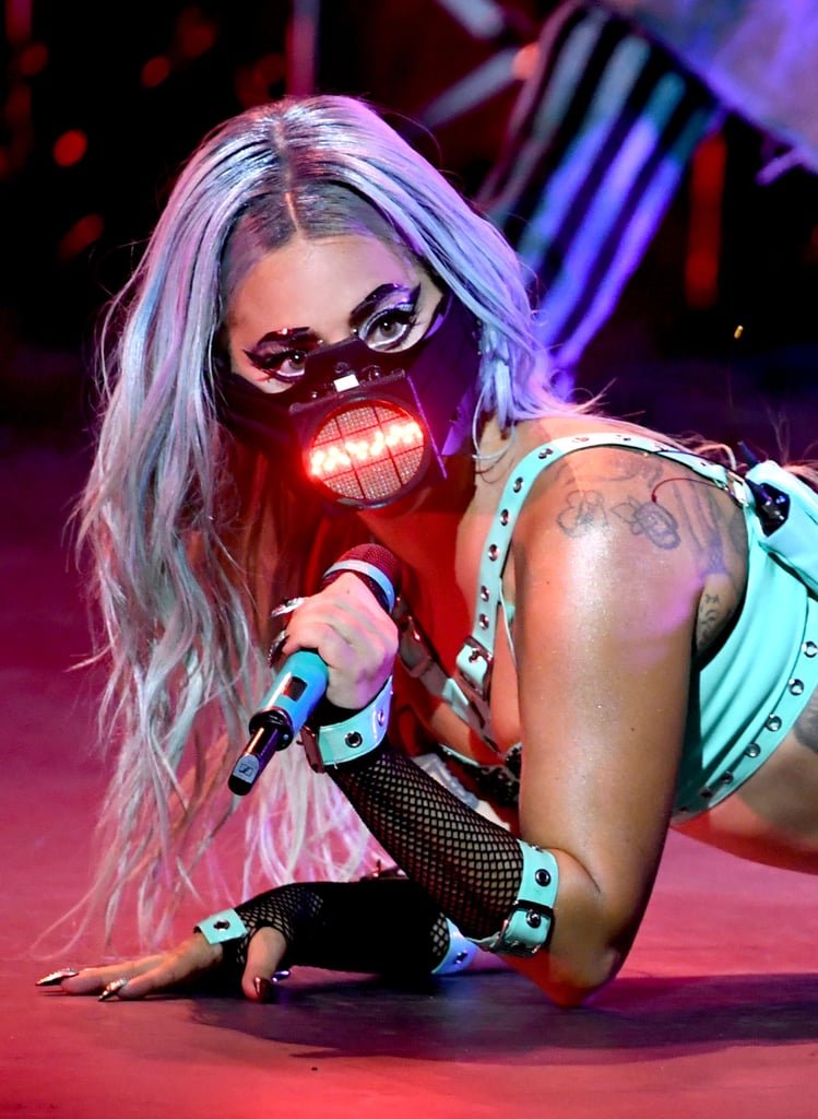Lady Gaga's Electronic Face Mask at the 2020 VMAs