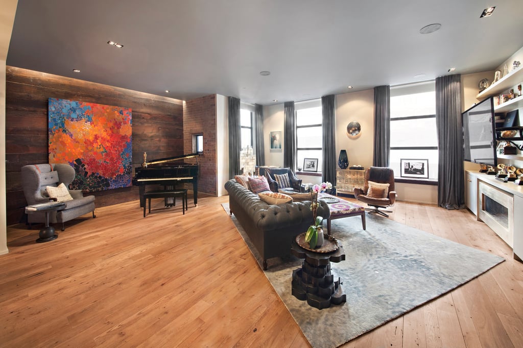 A larger view of the living room.