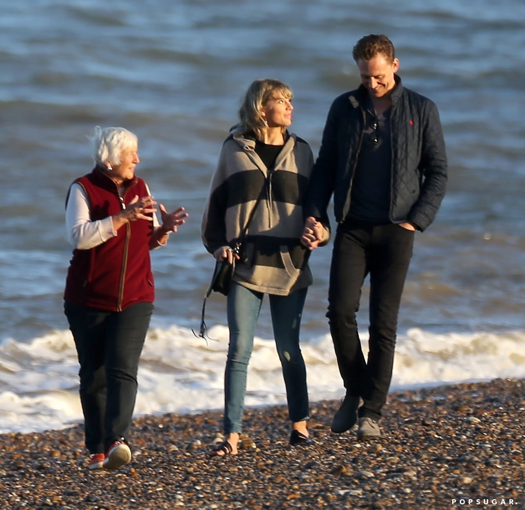 Taylor Swift and Tom Hiddleston With His Mom in the UK