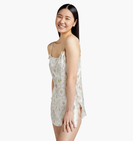 Hill House Home The Tati Silk Teddy - Pastel Trellis