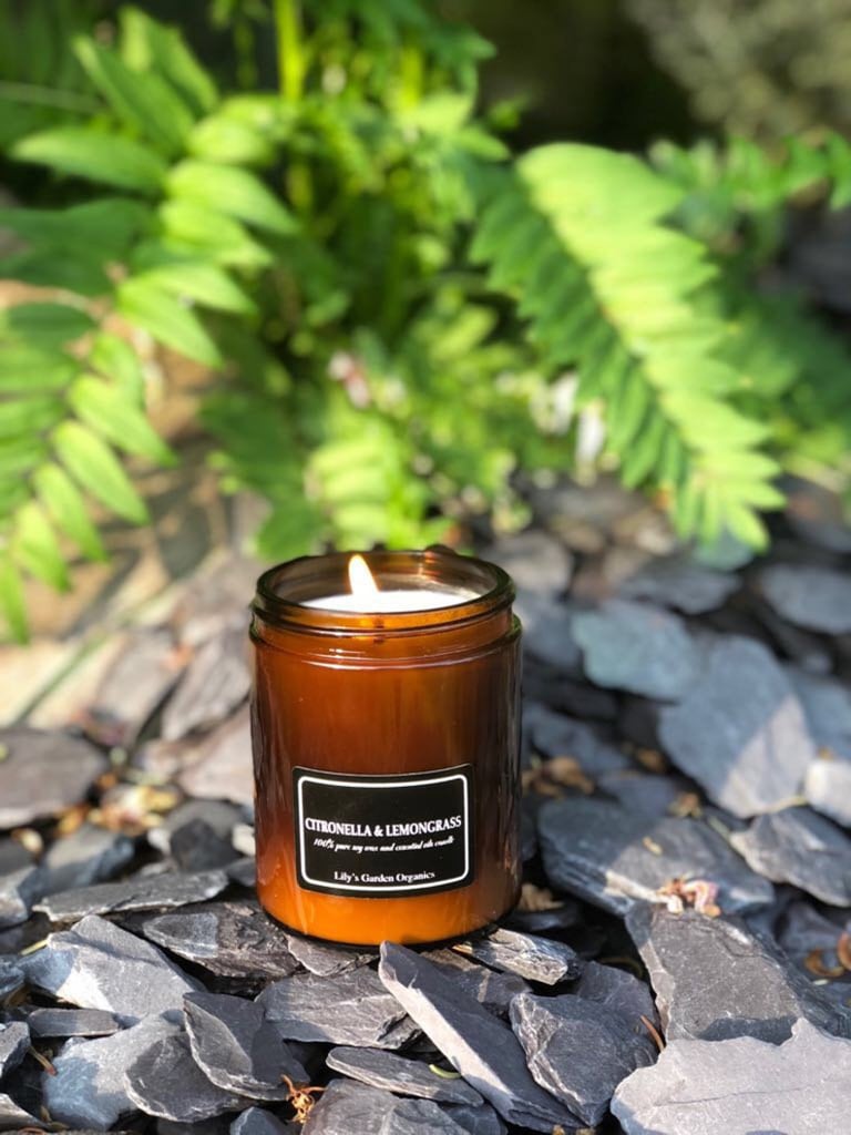 Citronella and Lemongrass Luxury Garden Candle