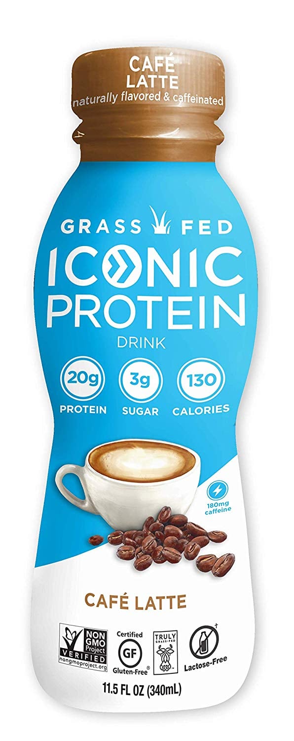 Iconic Grass Fed Protein Drink in Cafe Latte