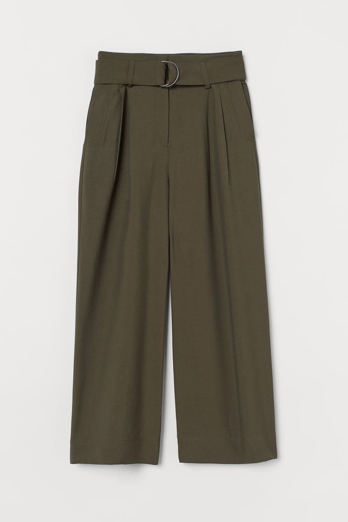 Wide Belted Pants
