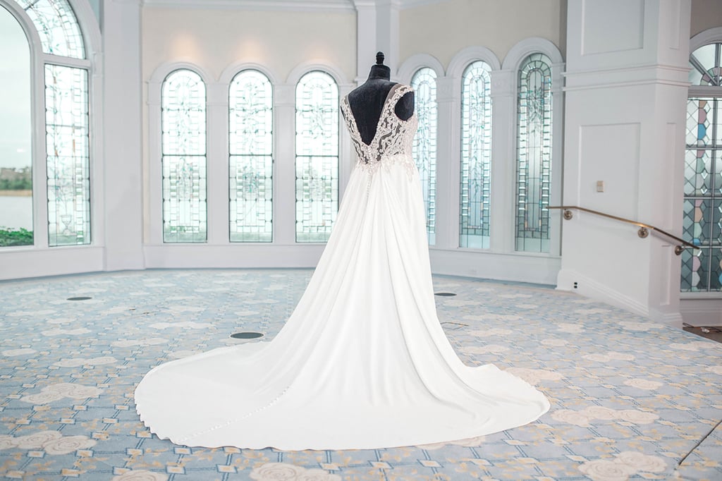 See New Disney Princess Wedding Dresses From Allure Bridals Popsugar Love And Sex 9105