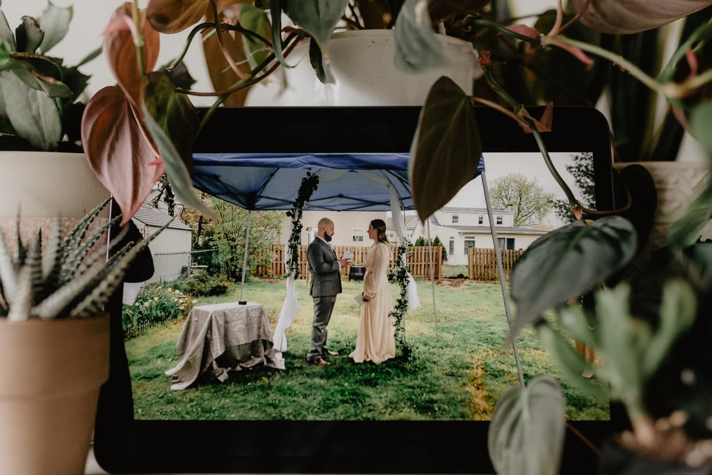 Couple Live-Stream Elopement From Backyard Amid Coronavirus