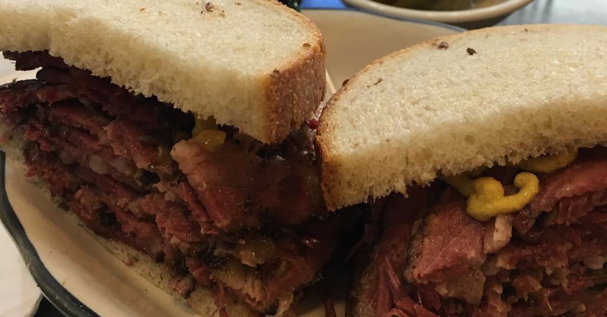 Anthony Bourdain's Favorite Pastrami Sandwich POPSUGAR Food