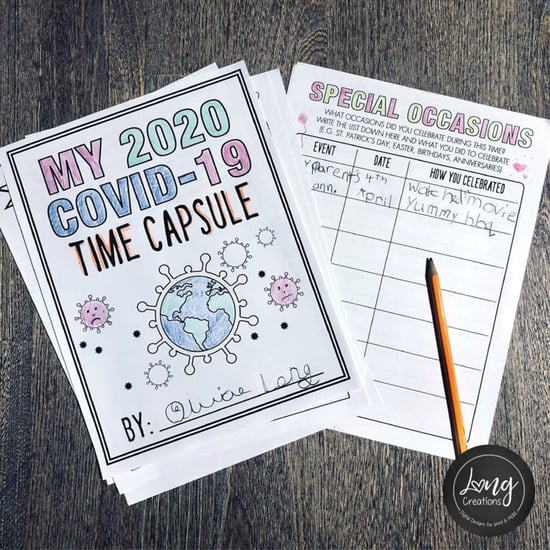 Mom Creates COVID-19 Time Capsule Activity For Kids