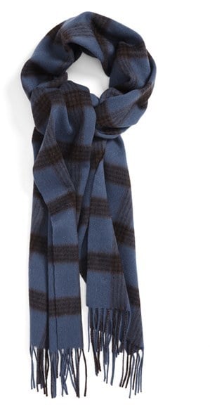 Nordstrom Plaid Stripe Wool Scarf ($50)