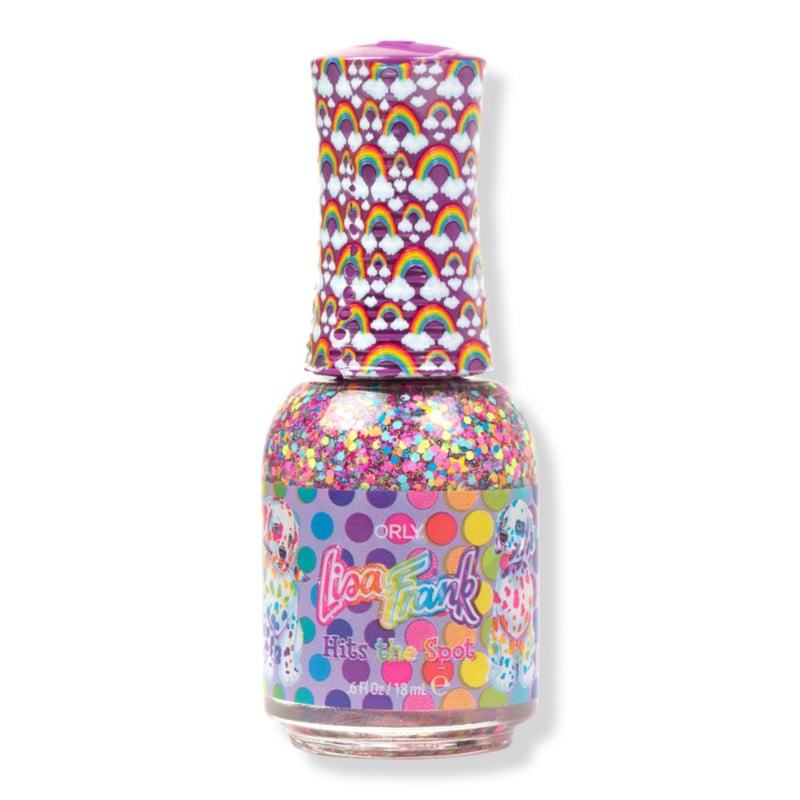 Orly x Lisa Frank Hits the Spot Confetti Topper