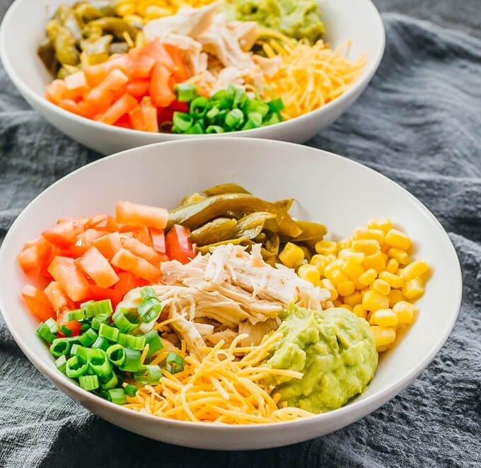 Shredded Chicken Burrito Bowl