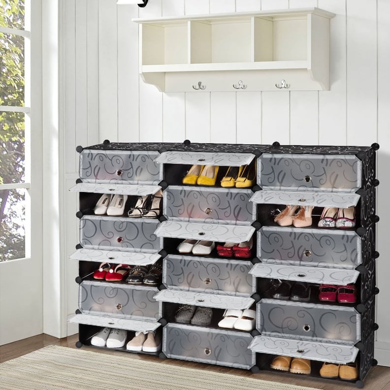 Langria 18-Cube DIY Shoe Rack