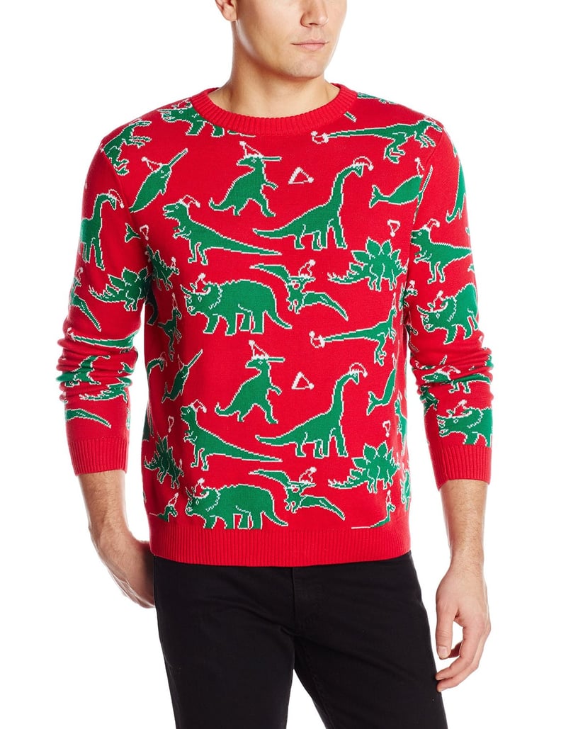 Dinosaur Chaos Ugly Christmas Sweater