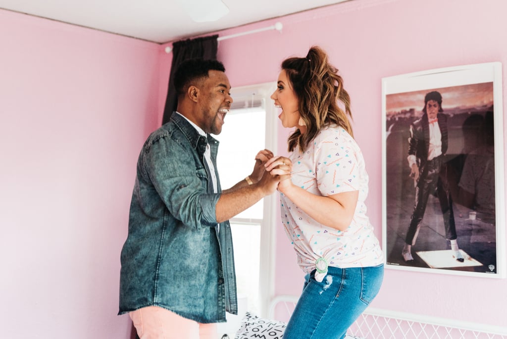 Retro '80s and '90s Engagement Shoot
