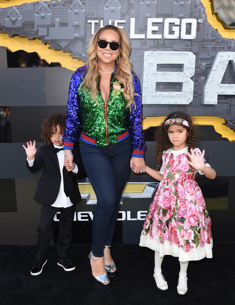 Mariah Carey and Her Kids at the Lego Batman Movie Premiere