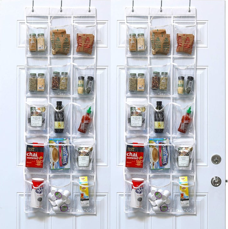 SimpleHouseware Crystal Clear Over the Door Hanging Pantry ...