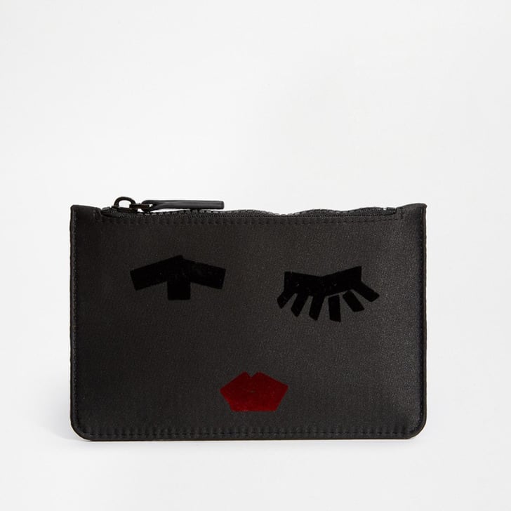 Lulu Guinness Emily Face Satin Makeup Bag | Mascara Gifts | POPSUGAR ...