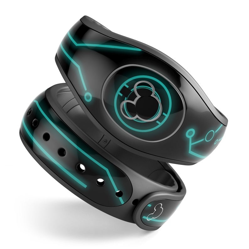 Neon Elec Tron Decal Skin Wrap Kit For the Disney MagicBand 2