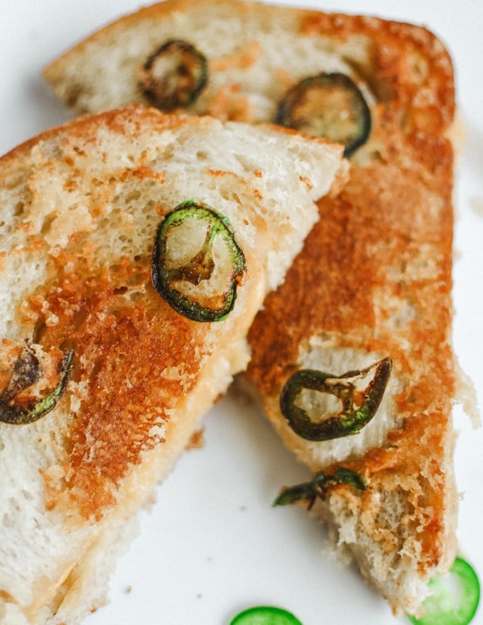 Chrissy Teigen's Jalapeño Parmesan-Crusted Grilled Cheese