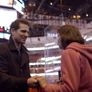 Chicago Blackhawks Surprise Blind Teen