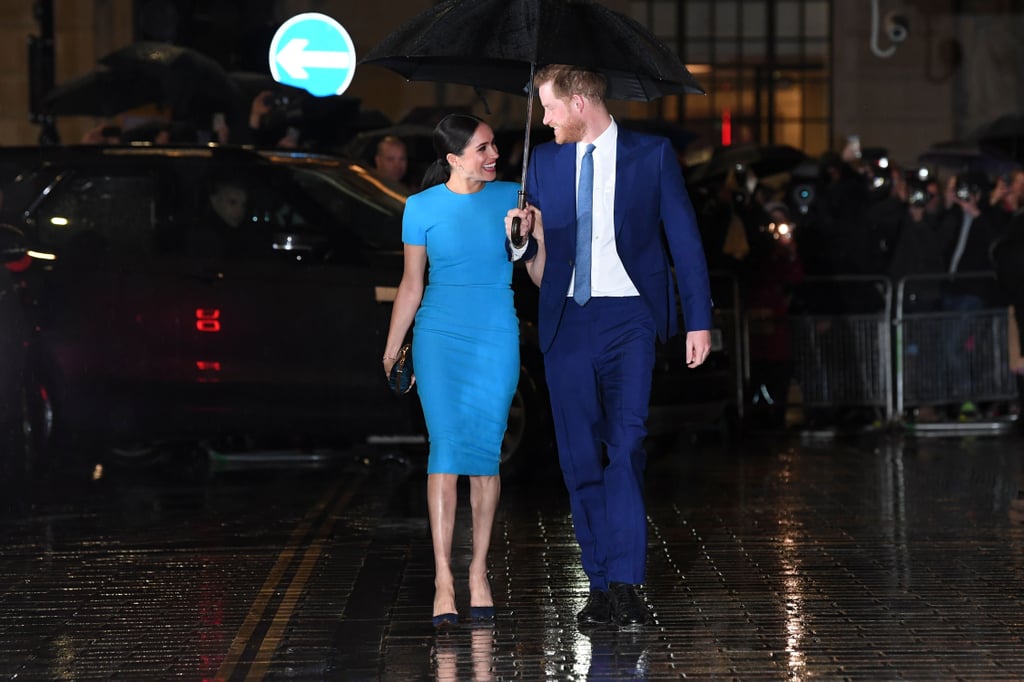 Prince Harry and Meghan Markle at the 2020 Endeavour Awards