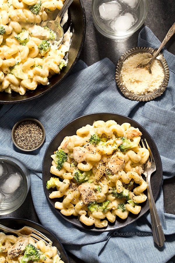 Chicken Broccoli Alfredo Mac And Cheese