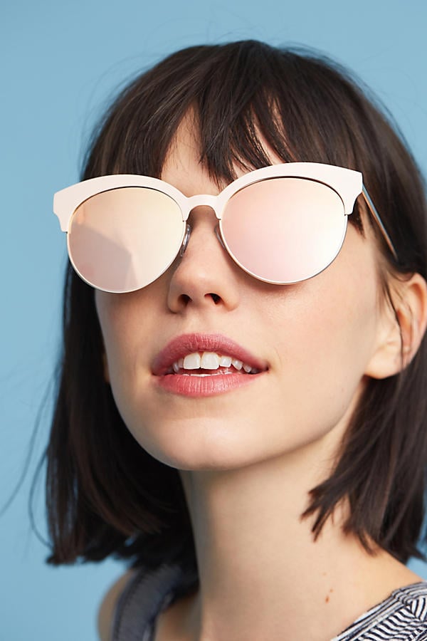 Anthropologie Colorblocked Cat-Eye Sunglasses