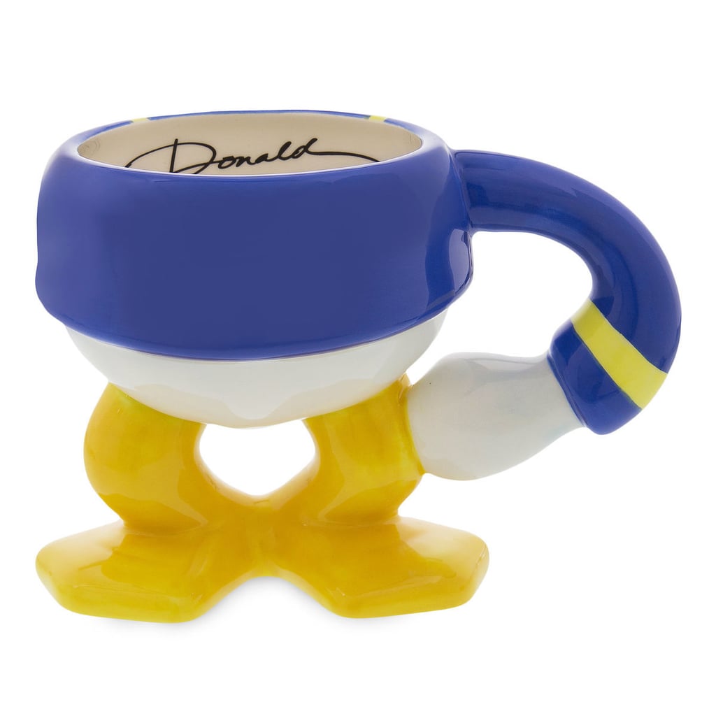 Sure, you could have a boring espresso cup, but why not go for something that will make you smile, like this Donald Duck Half Mug ($20)?