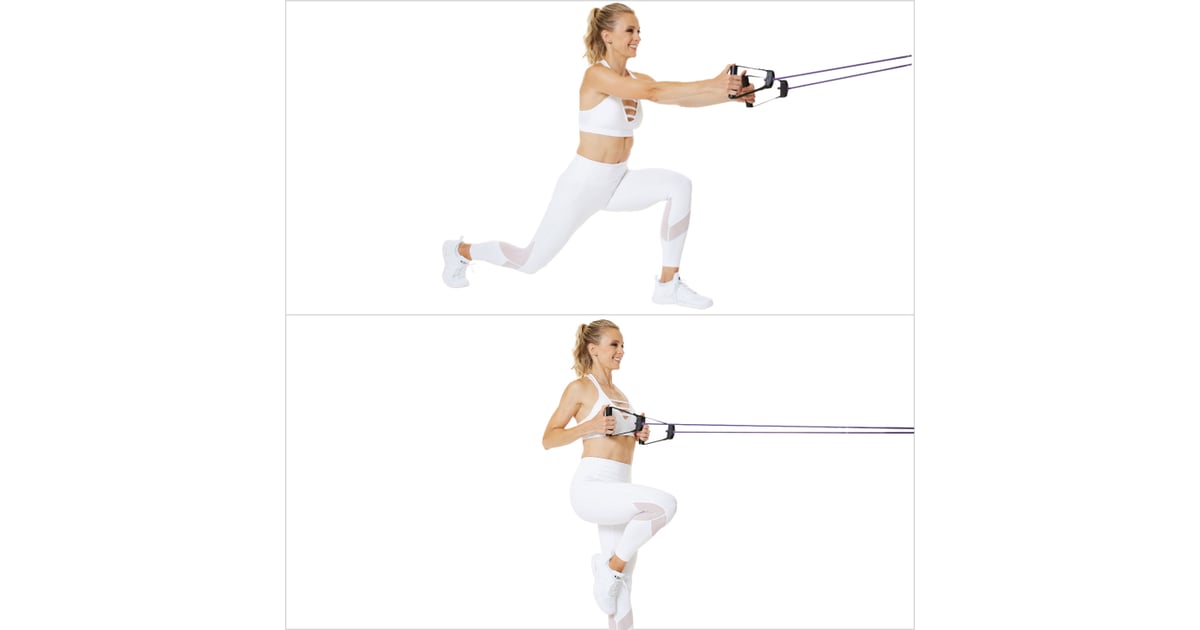 Lunge Rows to Passe With Resistance Band What Are Compound Exercises Good For? POPSUGAR