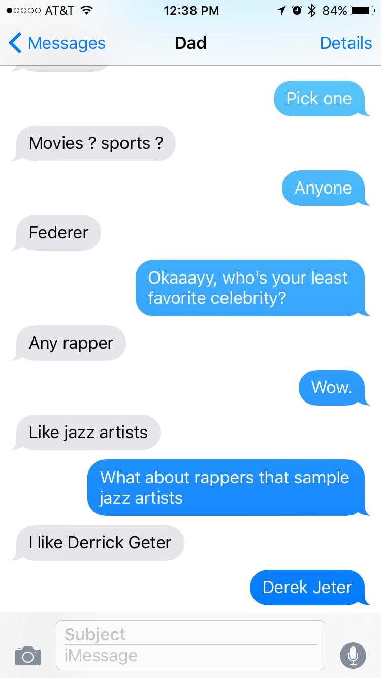 This Dad Who Just Wanted to Make Sure He Answered Correctly