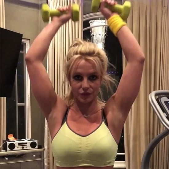 Britney Spears Dumbbell Workout
