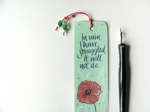 Pride and Prejudice bookmark