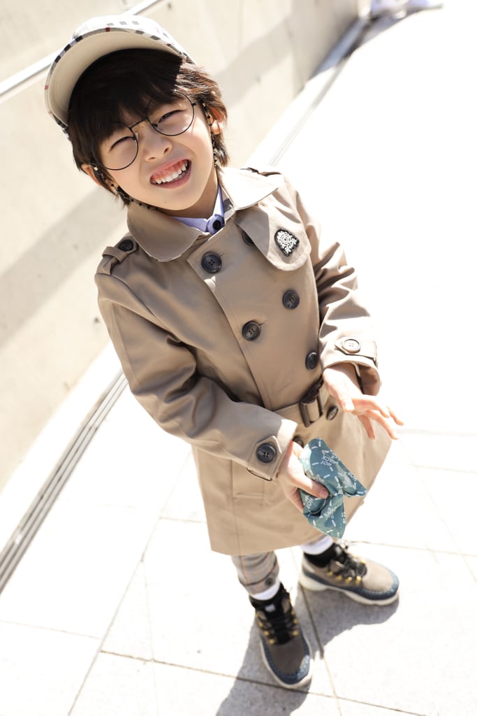 You Can't Go Wrong With a Classic Trench Coat as Proven by This Munchkin