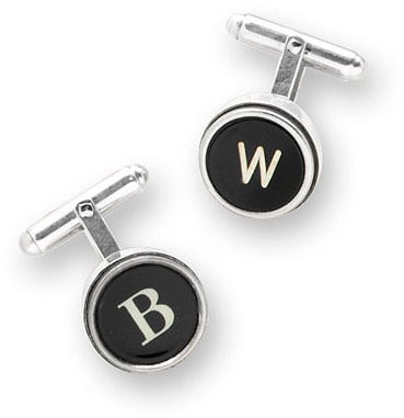 For Him: Tokens & Icons Silver Type Key Cufflink