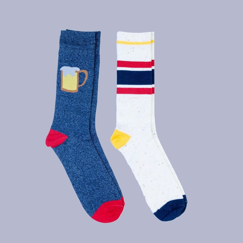 Men's Beer & Pretzel Dress Socks