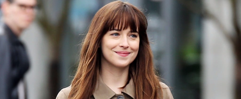 Dakota Johnson Fifty Shades Darker Set Pictures