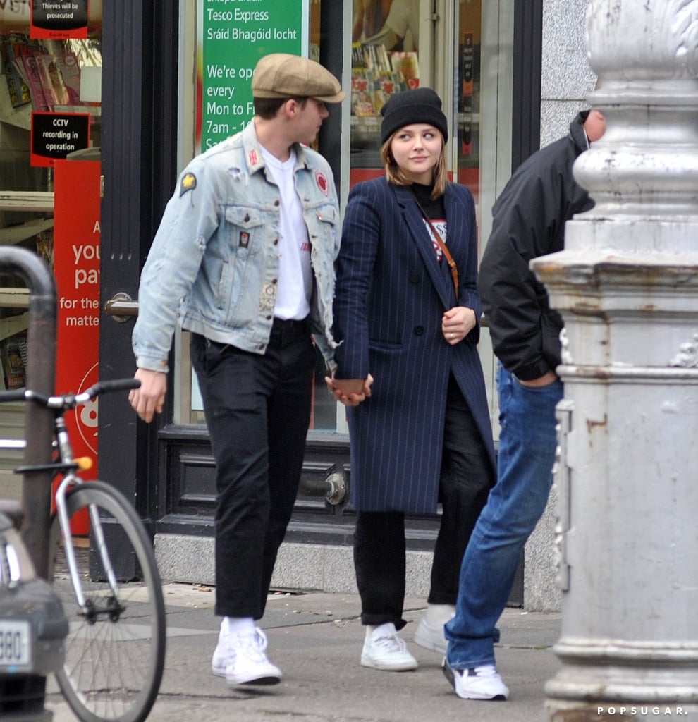 Chloe Grace Moretz and Brooklyn Beckham Kissing in Dublin