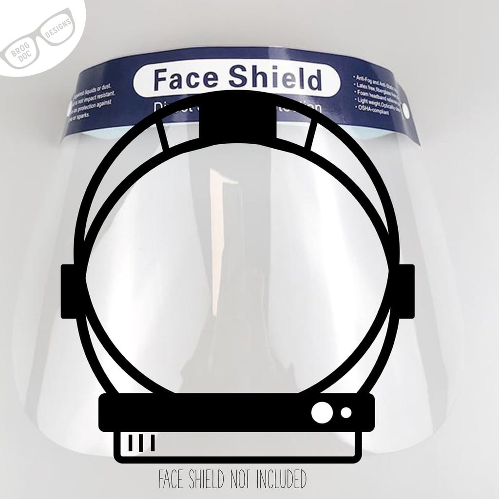 Astronaut Decal For Face Shield