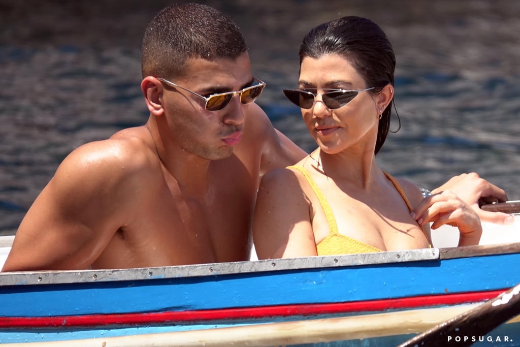 Kourtney Kardashian and Younes Bendjima in Italy June 2018