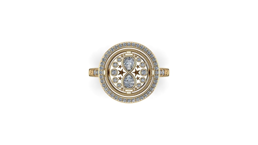 Timeless Diamond Infinity Halo Engagement Ring