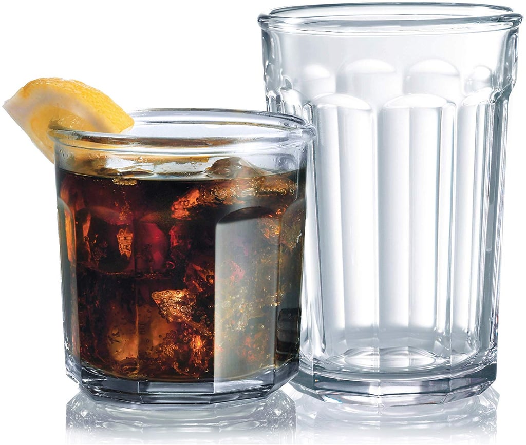 Set of 16 Durable Drinking Glasses
