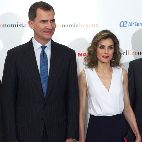 Queen Letizia's Red Mango Sandals June 2016