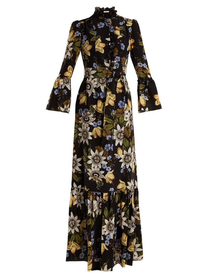 Erdem Floral Silk Gown | Kate Middleton's Gold Floral Erdem Dress ...